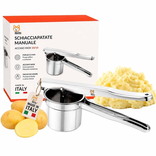 Schiacciapatate acciaio inox - schiacciapatate,