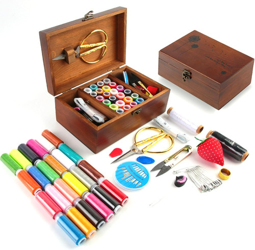 Set scatole legno con - set,