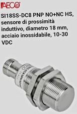 AECO sensore induttivo SI18SS-DC8-PNP NO H S