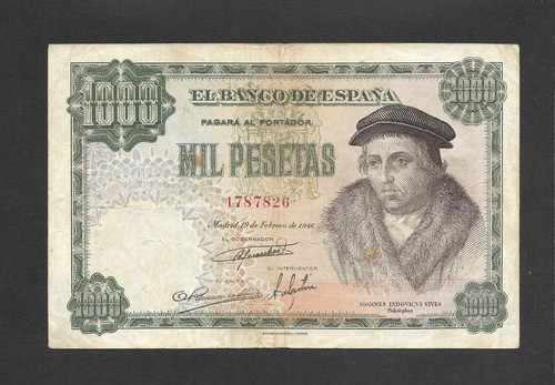 1000 pesetas 1946 sin serie - 1946,