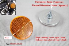 Coppia 40mm Rotondo Ambra Moto