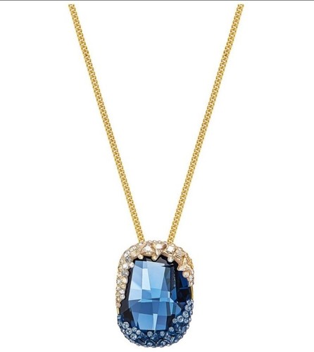 Freckle crystal long pendant - crystal,