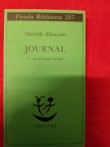 Matilde manzoni journal - -,