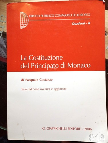 Costituzione del principato - del,