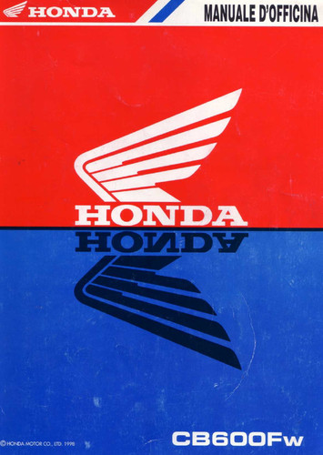 Manuale officina honda hornet - manuale,