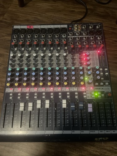 Soundcraft channel mixer mfx - 8-channel,