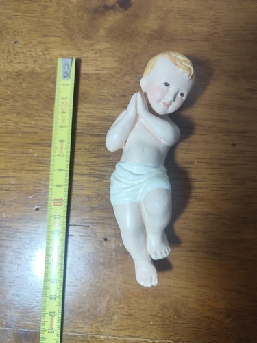 Bambinello presepe gesso - presepe,