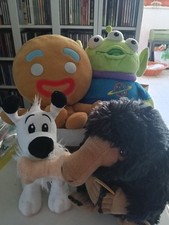 LOTTO 4 PELUCHE PUPAZZI HARRY POTTER TOY STORY ASTERIX ZENZERO