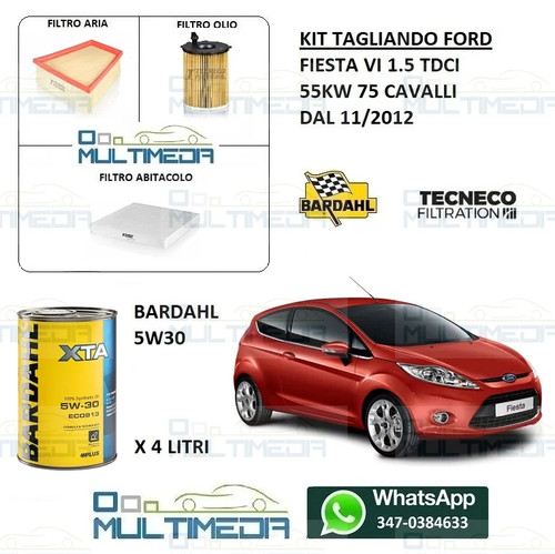 Kit tagliando filtri olio - 3,