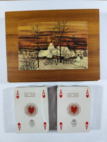 Cofanetto con carte ramino - carte,
