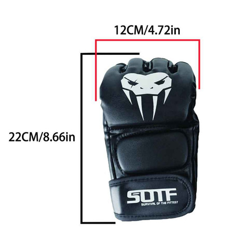Guanti mma mezze dita in - guanti,