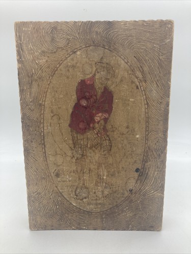 Cravatta vintage legno - legno, con