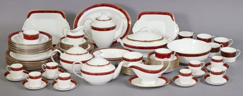 Spode stoviglie bordeaux - spode,