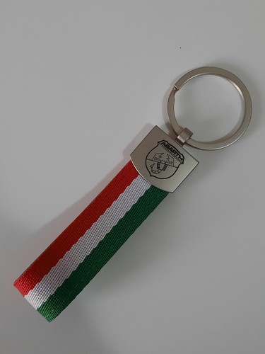 Portachiavi abarth tessuto - portachiavi,