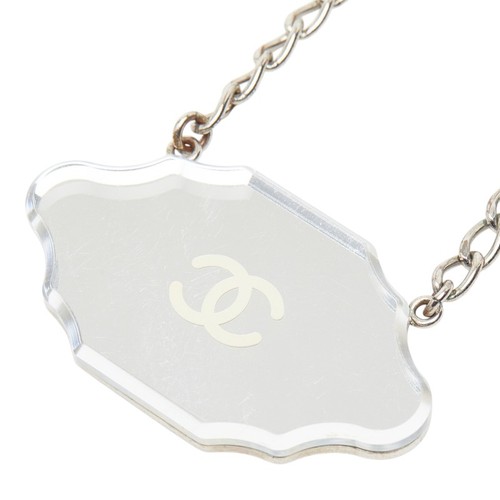 Collana chanel targa specchio - collana,