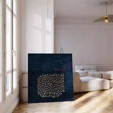 Stampa moderna oro Pioggia