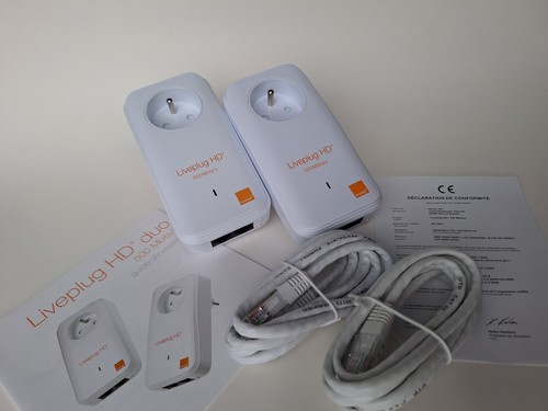 Orange liveplug powerline - orange,