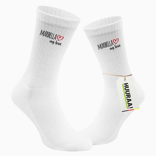 Calze marbella love idea - love,