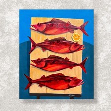 Wilgan, pesce rosso, cattura