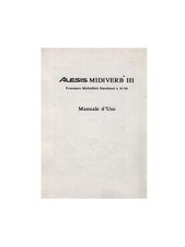 Alesis Midiverb 3 Manuale Di
