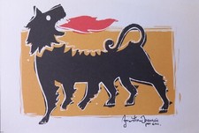 Cartolina Eni Cane A Sei Zampe