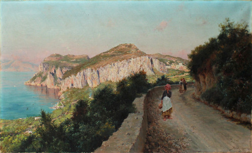 Augusto lovatti dipinto olio - augusto,