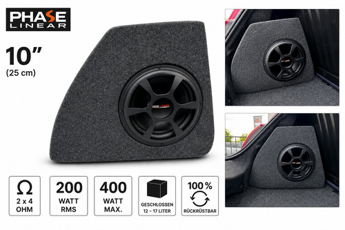Fiat 500 subwoofer - 8, pollici