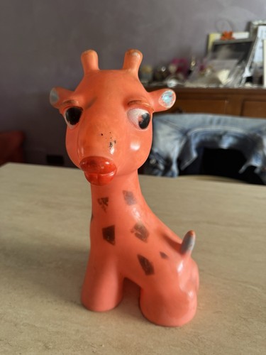 Pupazzo gomma giraffa - pupazzo,