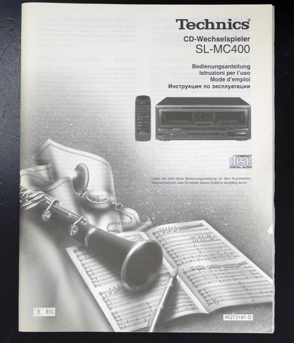 Originale technics mc400 - technics, sl-mc400