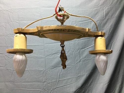 Plafoniera vintage alluminio