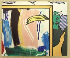 Invitation cardboard Roy Lichtenstein Beyeler Basel 1984 pop art wahrol