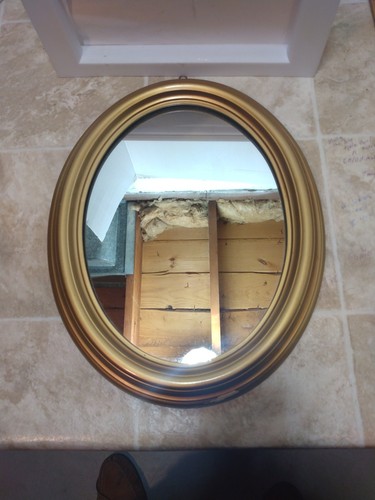Specchio ovale vintage a - specchio,