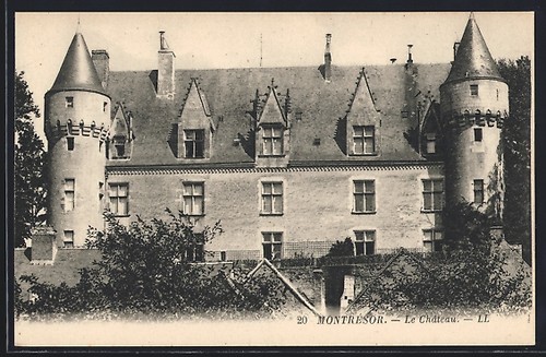 Cpa montrésor chateau - montrésor,,
