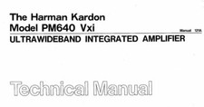 HARMAN KARDON PM640 Vxi, PM645 Vxi Schematic Diagram Service Manual