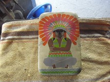 rara scatola latta biscotti PAVESI NOVARA anni '60/'70 -  l'indiano - numerata