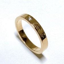 Fede nuziale Cartier C De Cartier diamante #51 US5,5 18K 750 PG oro rosa