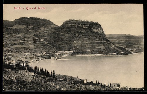 Garda veduta della rocca - della,