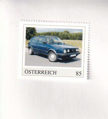 Francobollo austria auto vw - pm,