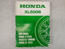 Manuel d'atelier origine HONDA XL500S XLS500 66435000 66-435-00