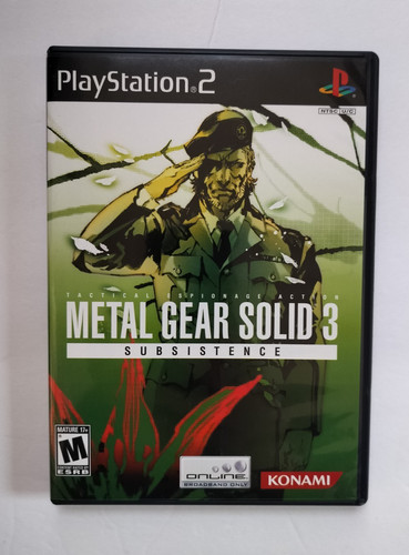 Metal gear solid subsistence - metal,