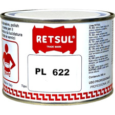 Polish-Pasta abrasiva liquida RETSUL 622 Pasta per lucidatura finale 200ml BIANC