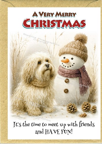 Biglietto natale per cani - natale,