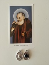 San Padre Pio di Pietrelcina medaglia con reliquia da SAN GIOVANNI ROTONDO