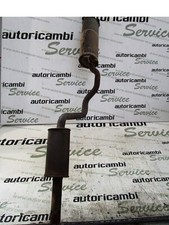 8N0253611J MARMITTA TUBO DI SCARICO CON SILENZIATORE CENTRALE E TERMINALE AUDI T