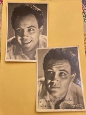 2 Cartoline di cui una con Autografo originale  Claudio Villa