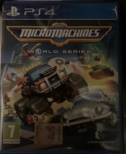 MICRO MACHINES WORLD SERIES   PS4 - USATO PAL VERSION FUNZIONANTE 2017