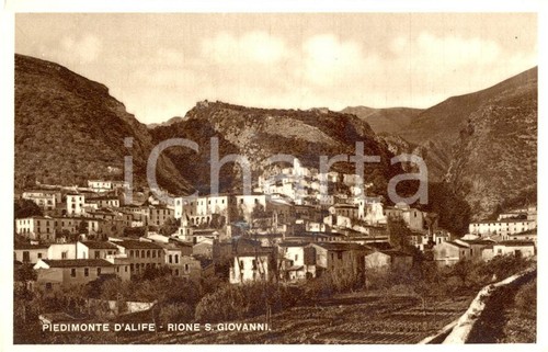 1935 piedimonte alife - ca, d'alife