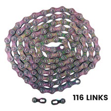 Bicicletta MTB 116 Collana Arcobaleno Resistente Acciaio Rivestimento IN Titanio