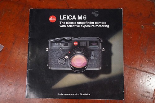 Leitz leica brochure di - m6,