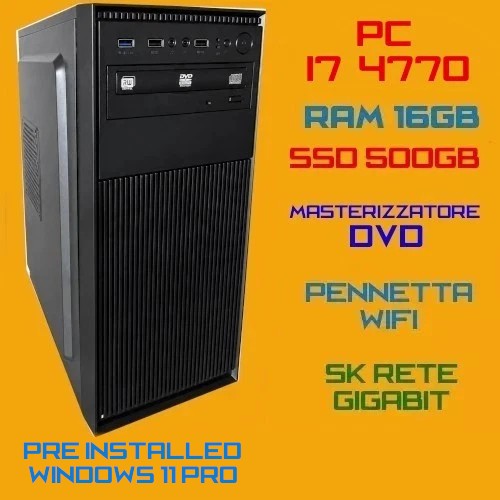 Computer fisso cpu intel - computer, pc